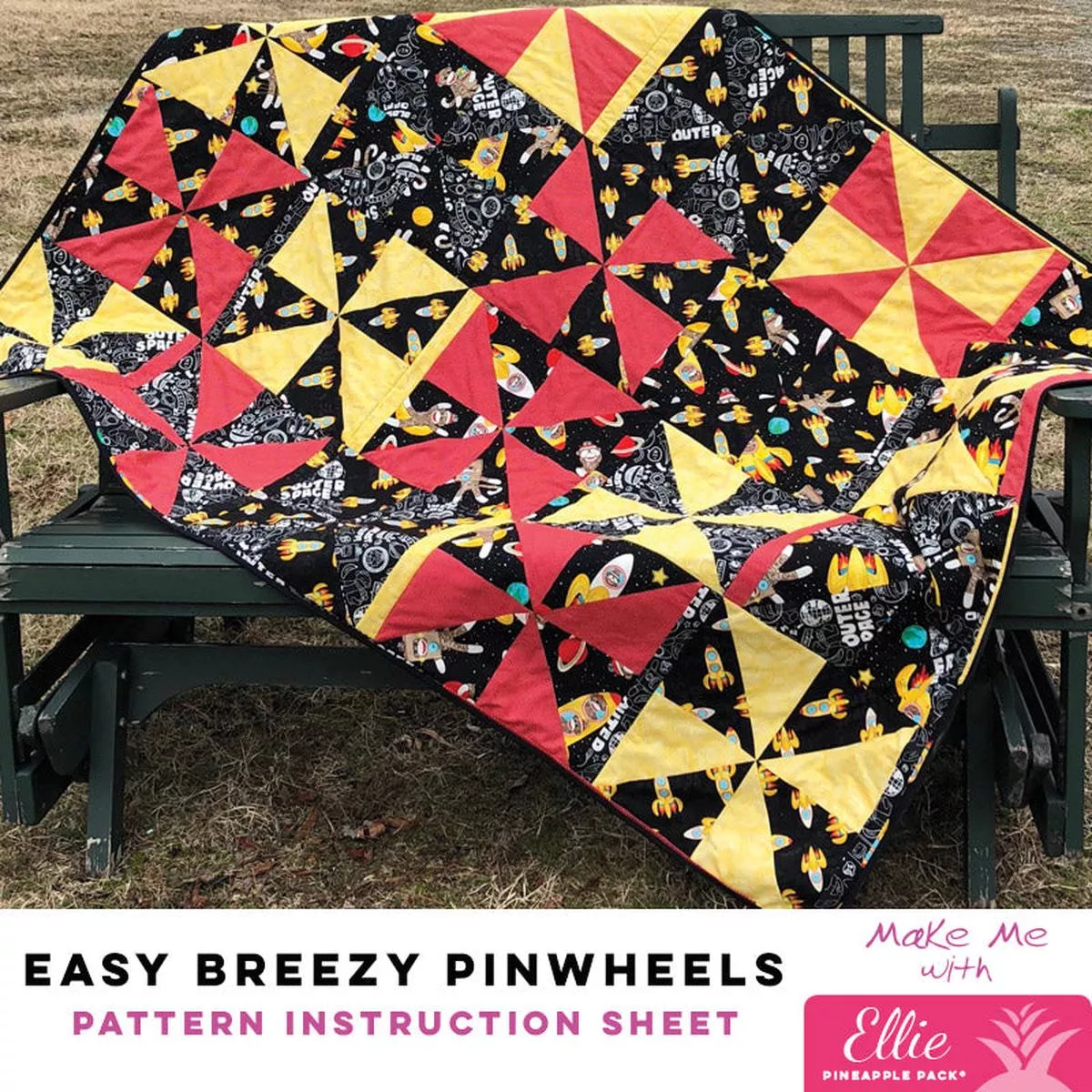 easy-breezy-pinwheels-quilt-ellie-pineapple-pack-pattern Easy Breezy Pinwheels Quilt – Ellie Pineapple Pack Pattern