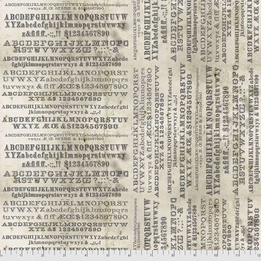 eclectic-elements-monochrome-typography-parchment Eclectic Elements Monochrome Typography - Parchment