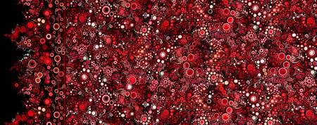 Effervescence - Red Multi Dot