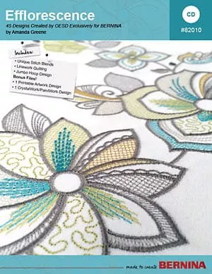 Efflorescence CD Embroidery Design