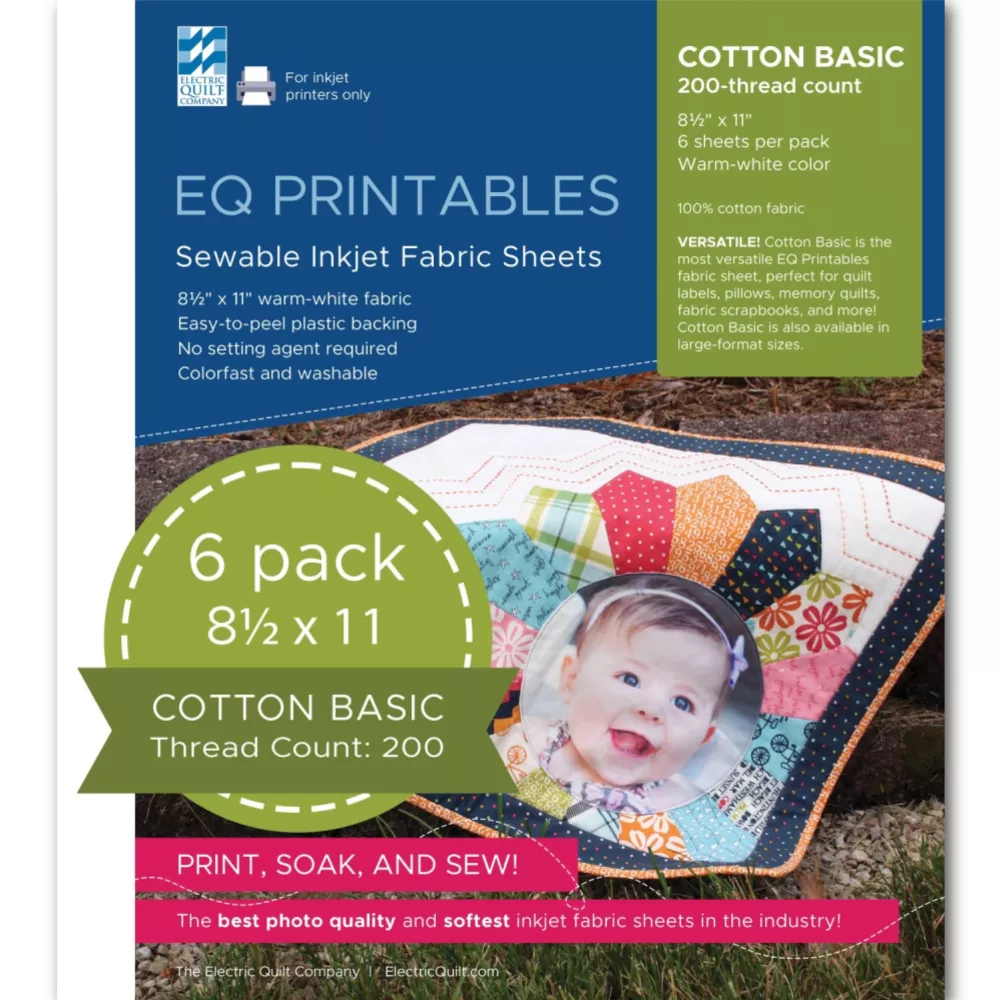 eq-printables-sewable-inkjet-fabric-sheets EQ Printables - Sewable Inkjet Fabric Sheets