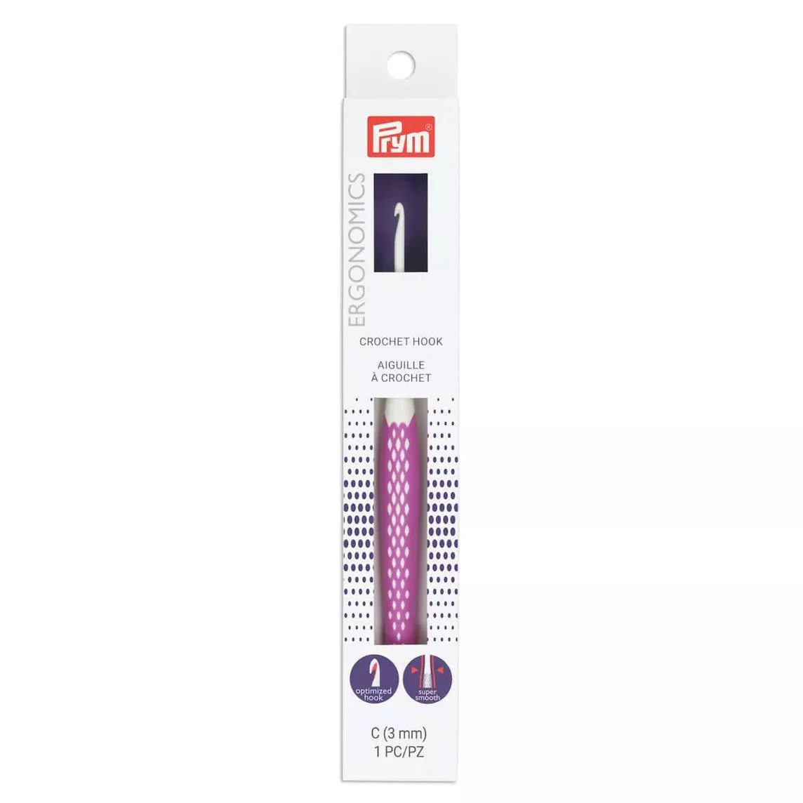 ergonomic-crochet-hook-prym-3mm-16mm Ergonomic Crochet Hook - PRYM - 3mm-16mm