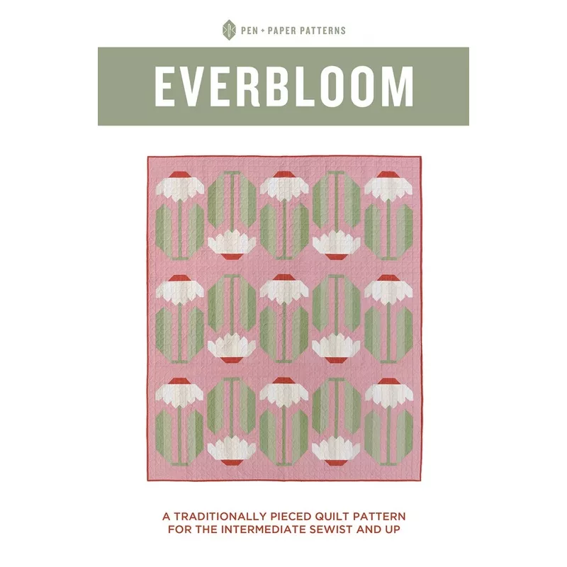 everbloom-quilt-pattern-by-pen-paper-patterns Everbloom Quilt Pattern by Pen + Paper Patterns