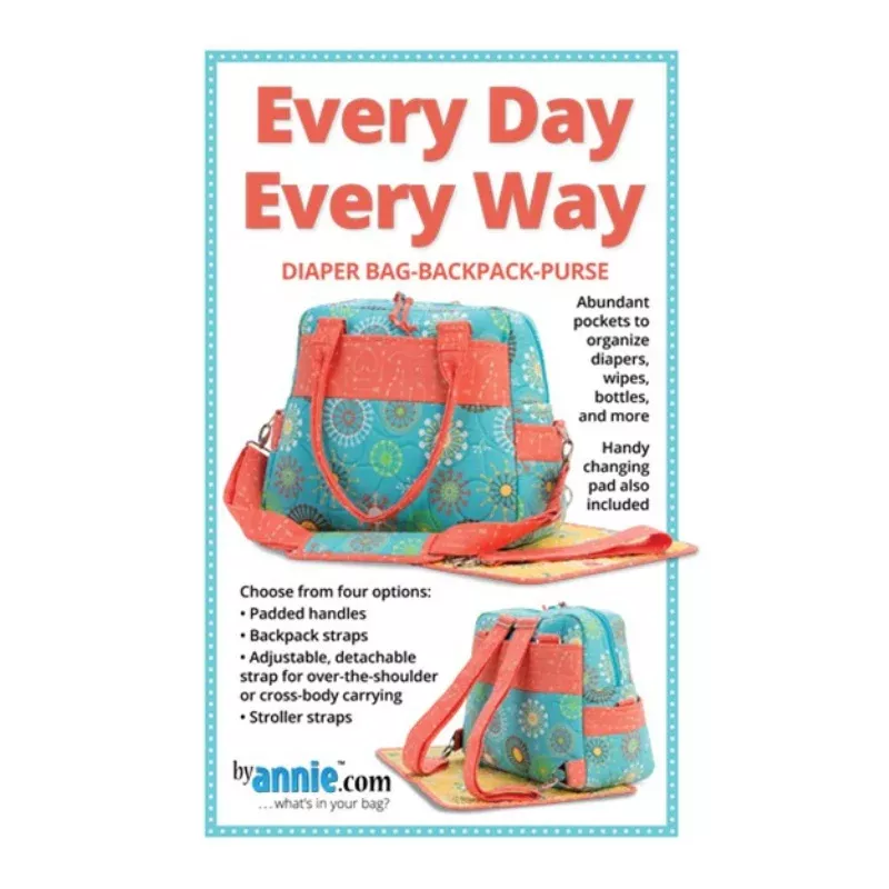 every-day-every-way-bag-pattern-by-annie Every Day Every Way - Bag Pattern - by annie
