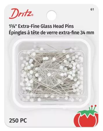 extra-fine-glass-head-pin-size-23-1-3-8in-250ct Extra Fine Glass Head Pin Size 23 - 1 3/8in 250ct