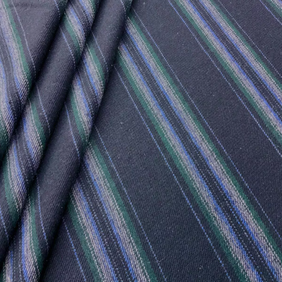 f158-shepard-stripe-coating-wool-touch-midnight F158 Shepard Stripe Coating Wool Touch Midnight