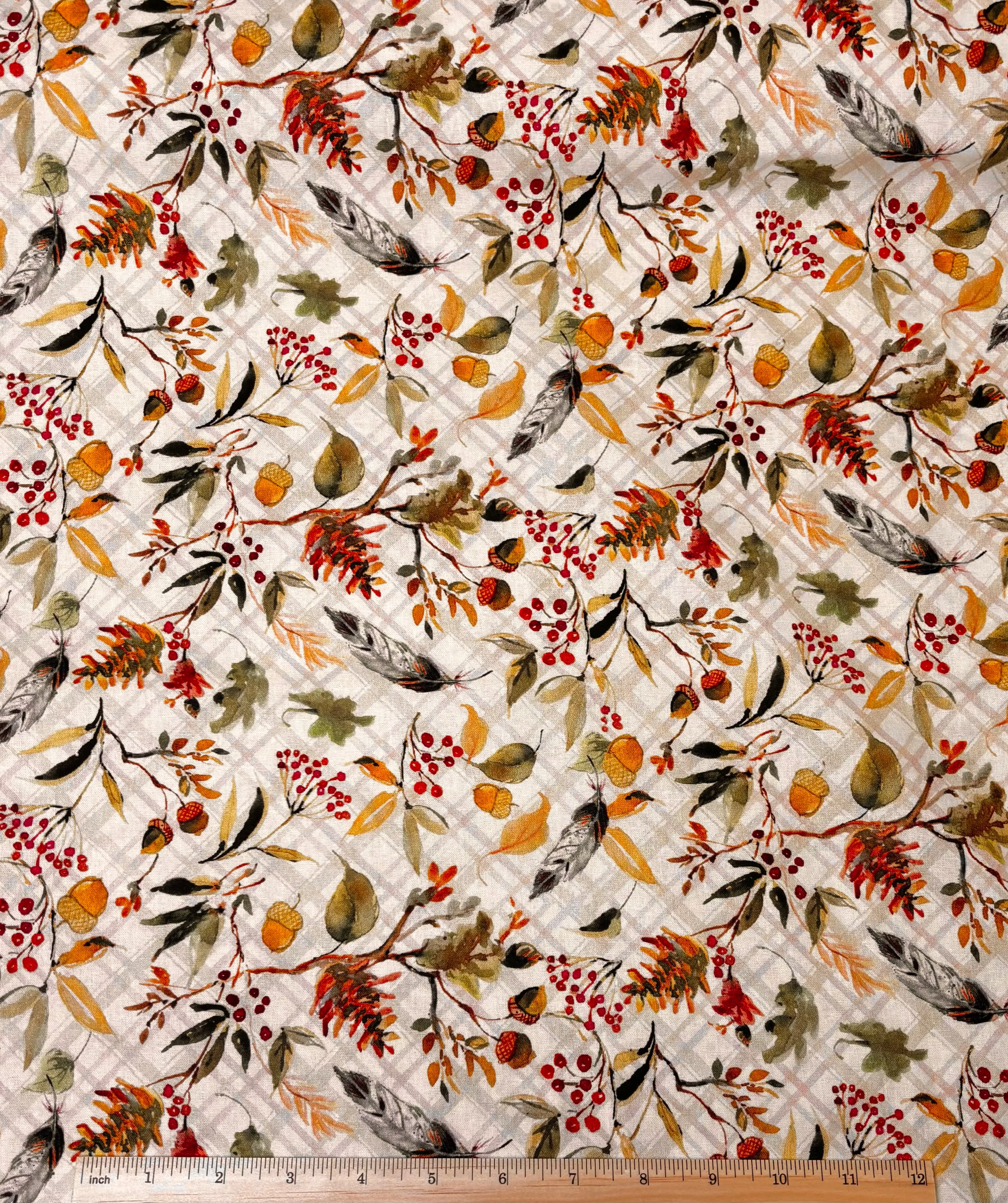 fall-field-plaid-foliage-quilter-s-cotton Fall Field Plaid Foliage | Quilter's Cotton
