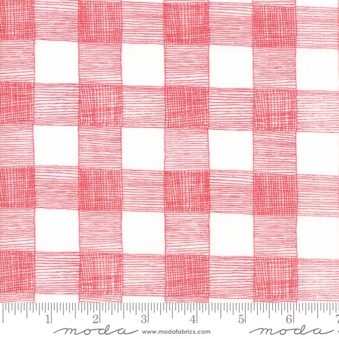 Farm Fresh Rustic Gingham Cloud Rooster Red 48265 22