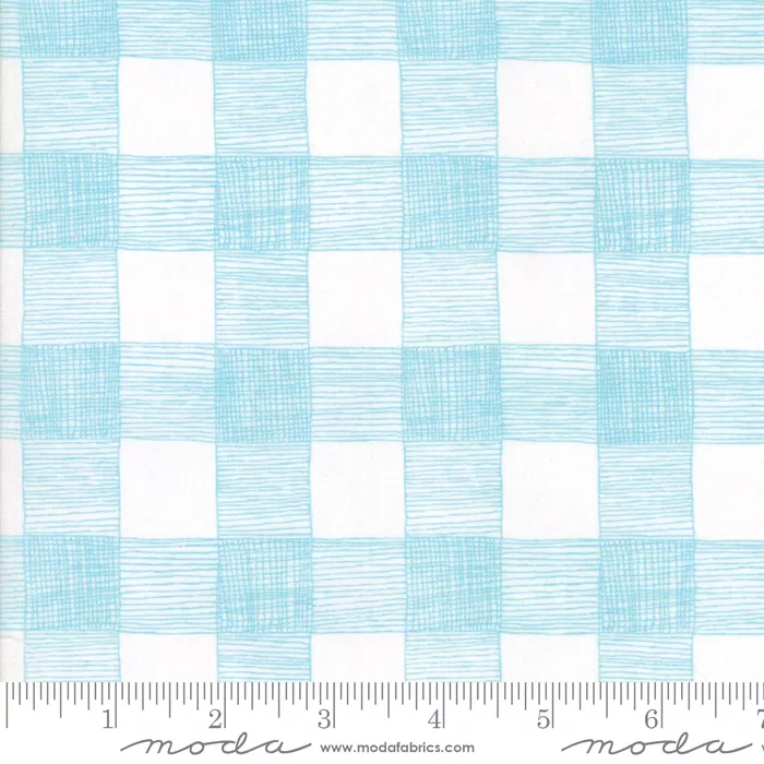 Farm Fresh Rustic Gingham Cloud Sky 48265 23