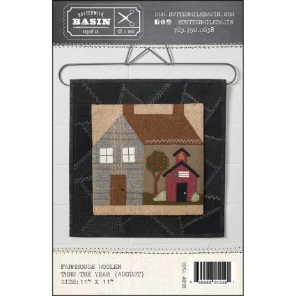 Farmhouse Woolen Patchwork August 11"x11"