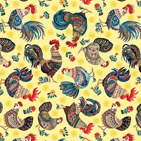 Feathered Friends Yellow