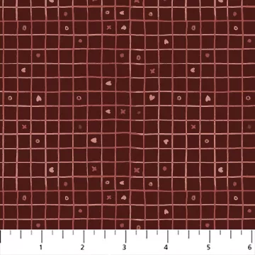 Figo Roses are Red 90490 36 Chocolate Grid