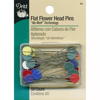 Flat Flower Head Pins