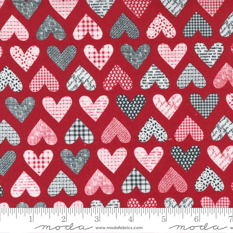 Flirt Hearts Red