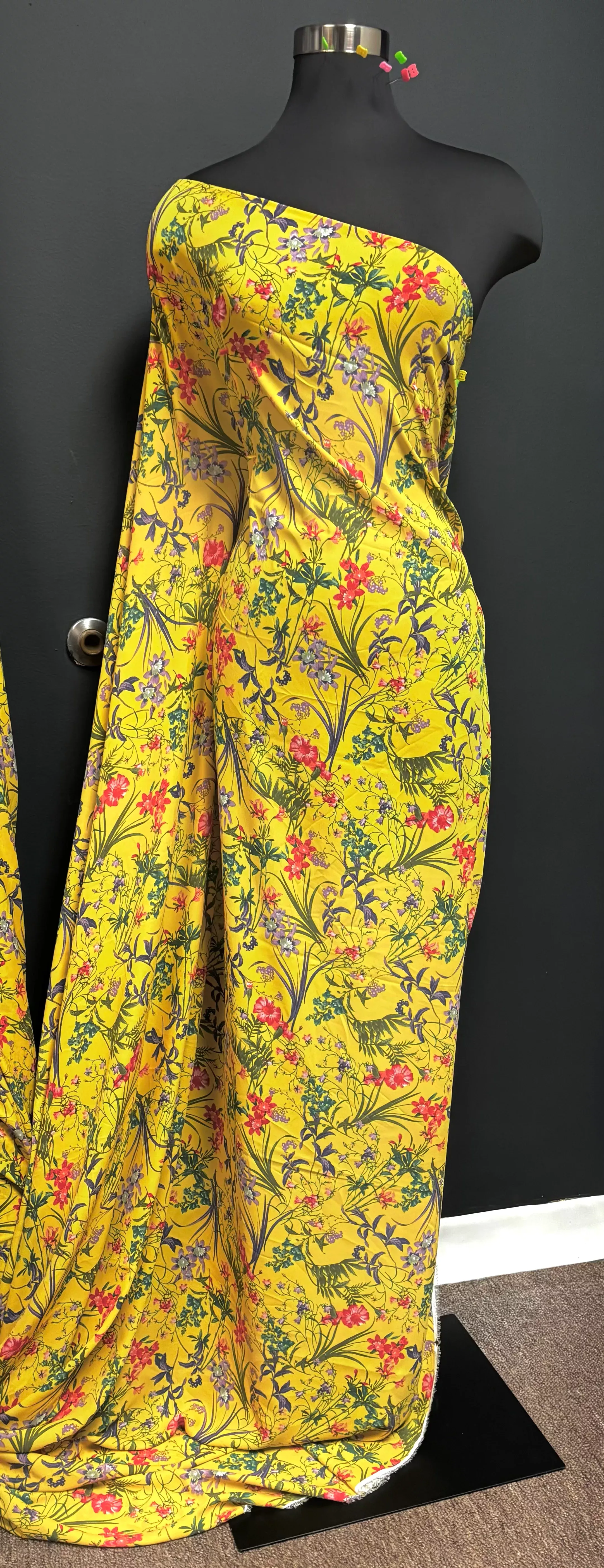 floral-on-yellow-wool-dobby Floral on Yellow| Wool Dobby