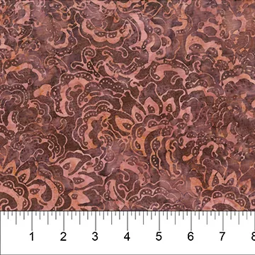 Floral Scallop Brown