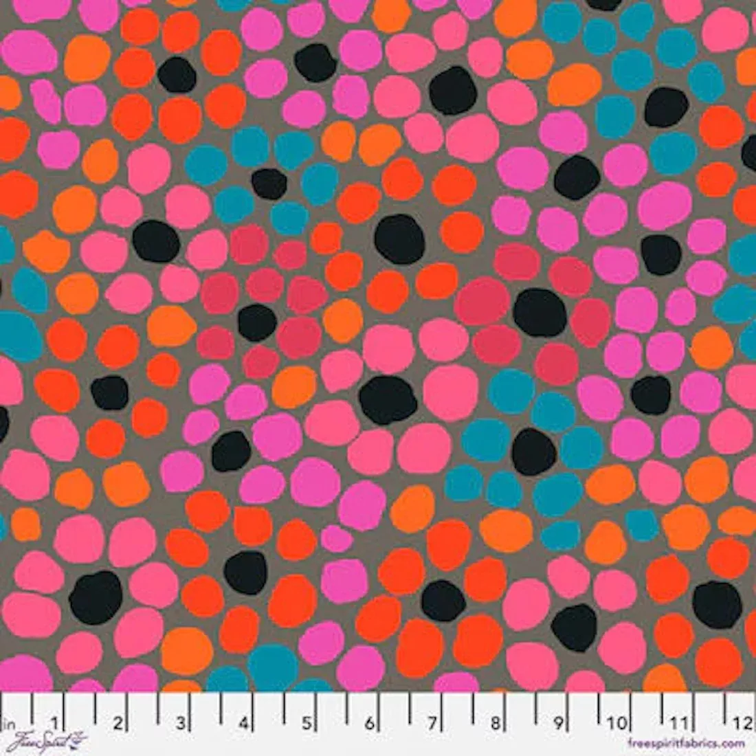 Flower Dot Grey by Brandon Mably