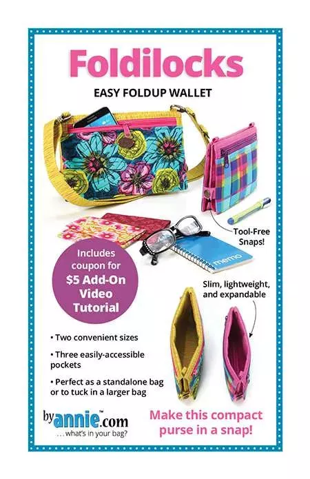foldilocks-easy-foldup-wallet-pattern-byannie Foldilocks Easy Foldup Wallet Pattern - ByAnnie