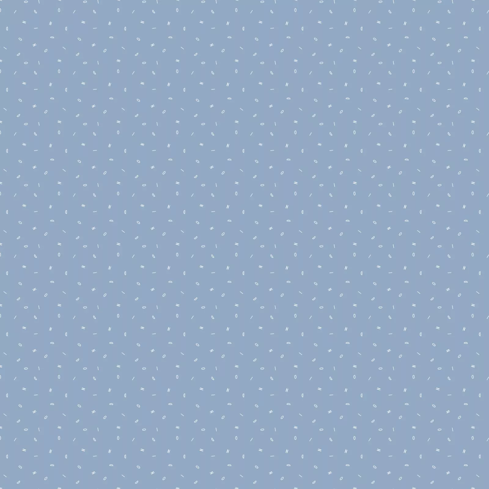 Fossil Folks - Letters Blue