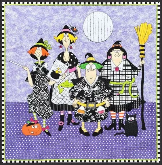 Four Witches Quilt Pattern
