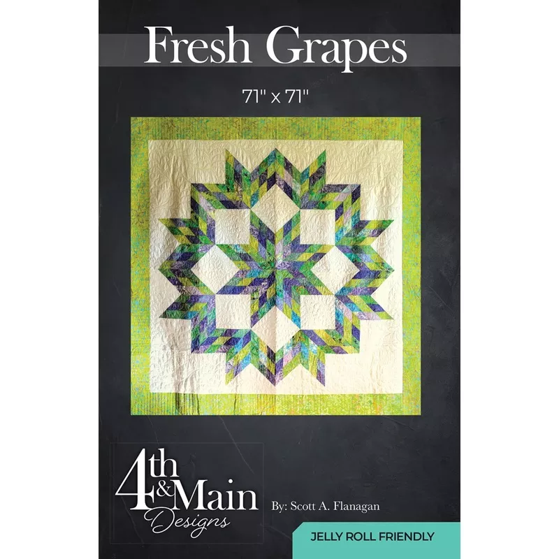 fresh-grapes-quilt-pattern Fresh Grapes Quilt Pattern
