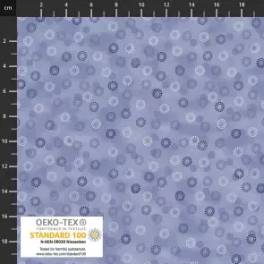 Frosty Snowflake – Circles – Blue