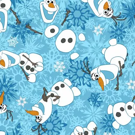 Frozen Olaf Winter Snowflakes (Flannel)