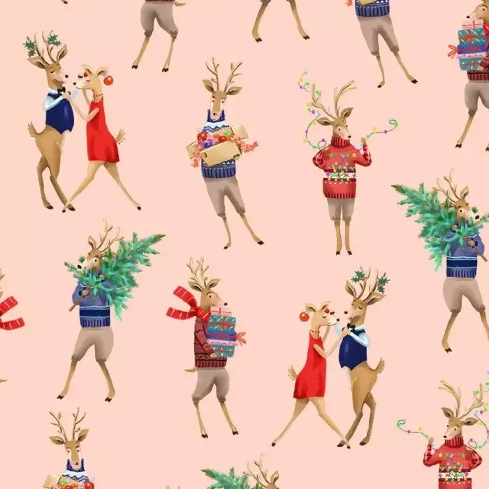Full of Joy Dancing Reindeer