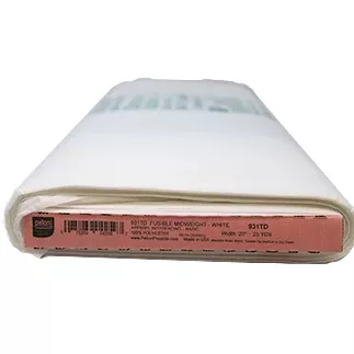 fusible-midweight-nonwoven-interfacing-pellon-931td Fusible Midweight - Nonwoven Interfacing - Pellon 931TD