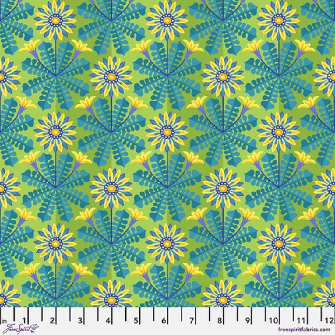 Gazania Turquoise by Jane Sassaman