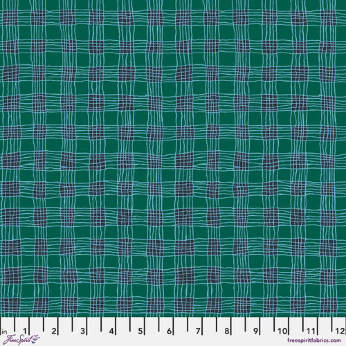 Gingham Aqua by Brandon Mably