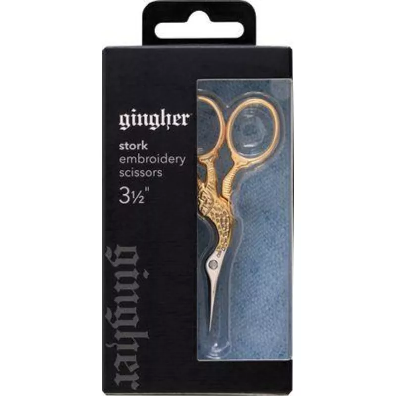 gingher-3-1-2-stork-embroidery-scissors Gingher 3 1/2” Stork Embroidery Scissors