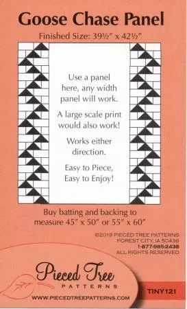 Goose Chase Panel Pieced Tree Tiny 121