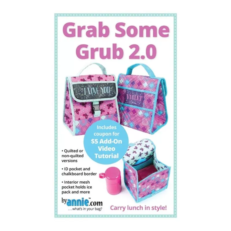 grab-some-grub-2-0-bag-pattern-by-annie Grab Some Grub 2.0 - Bag Pattern - by annie