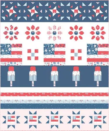 Gracey Larson The Blessing of Liberty Row Quilt Pattern