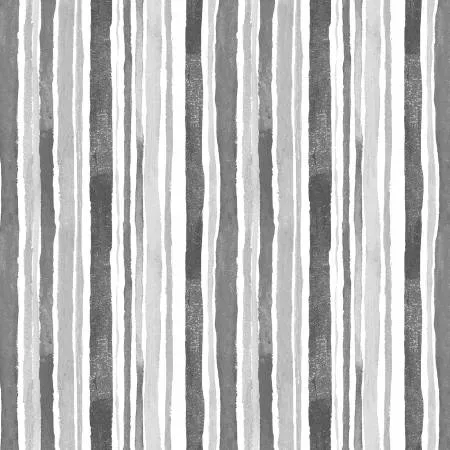 Gray/White Watercolor Stripe