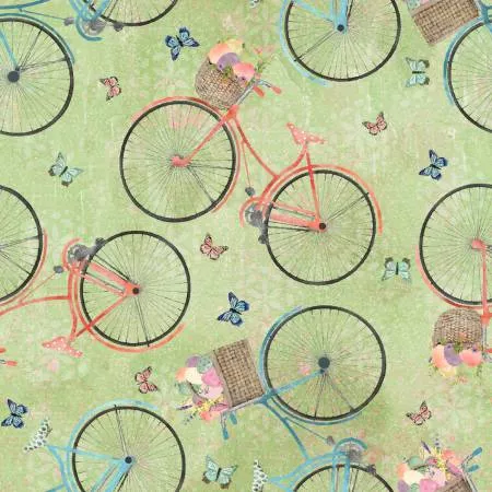 Green Blooming Bicycles