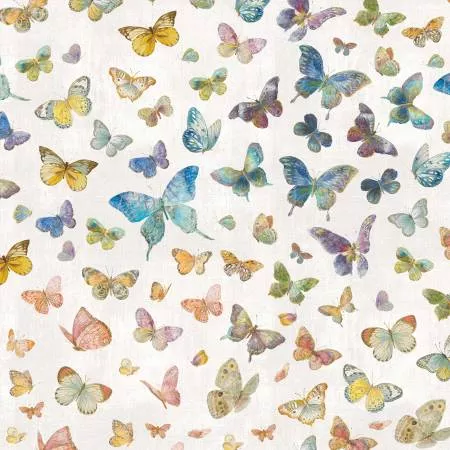 Grey Butterflies Allover