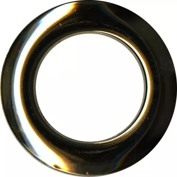 Grommets 40mm Round 8ct Shiny Brass