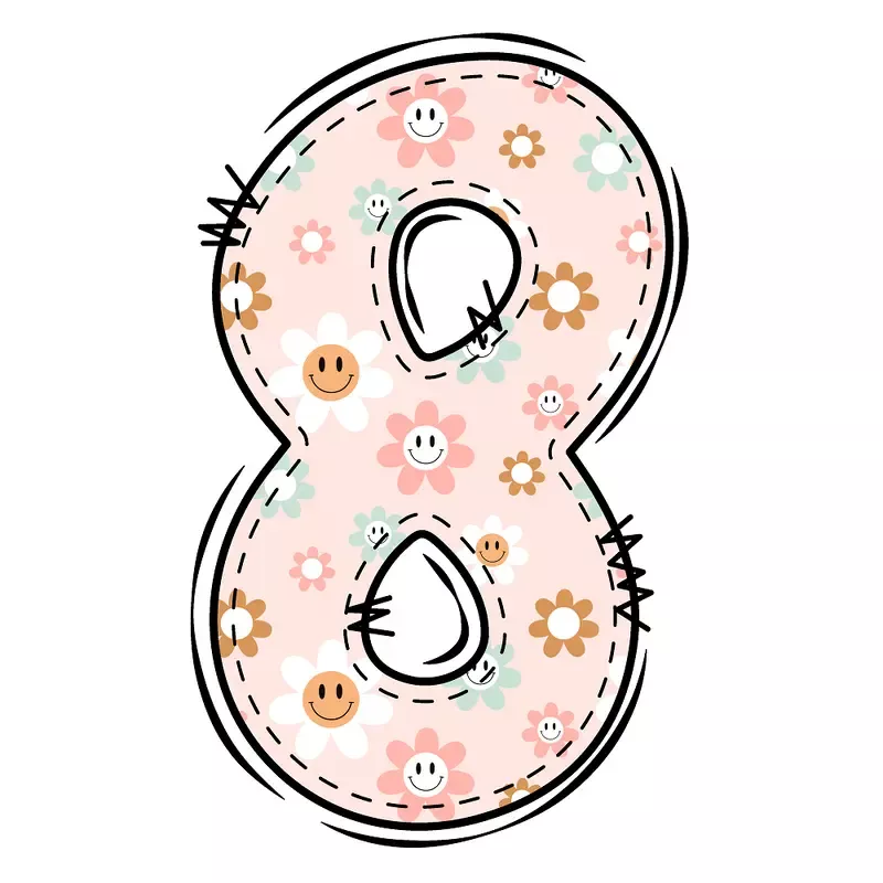 groovy-doodle-smiley-flowers-8-fabric-panel Groovy Doodle Smiley Flowers ”8” Fabric Panel