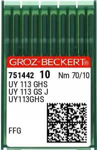 groz-beckert-uy113-ghs-industrial-sewing-machine-needle-pack-10 Groz-Beckert UY113 GHS Industrial Sewing Machine Needle — Pack of 10