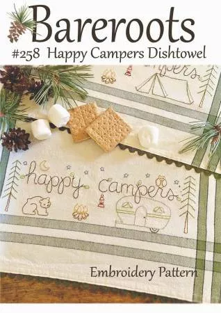 Happy Campers Dish Towel Designs Bareroots