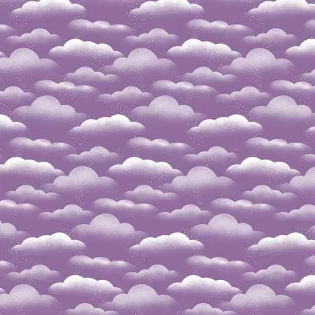 Hauntingly YoursW125-007-400 Clouds Purple