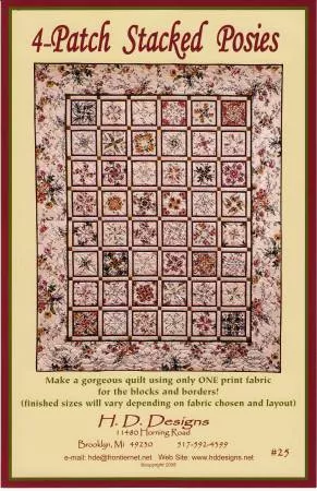 HDD25 4 Patch Stacked Posies