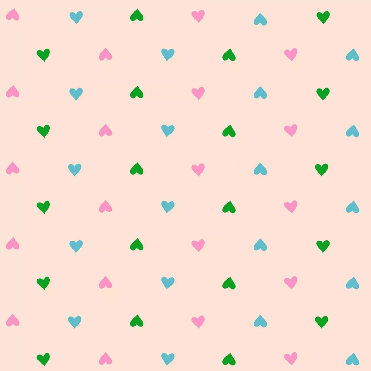 Hearts Peach Cream