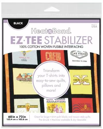 Heat n' Bond EZ Tee Stabilizer Black