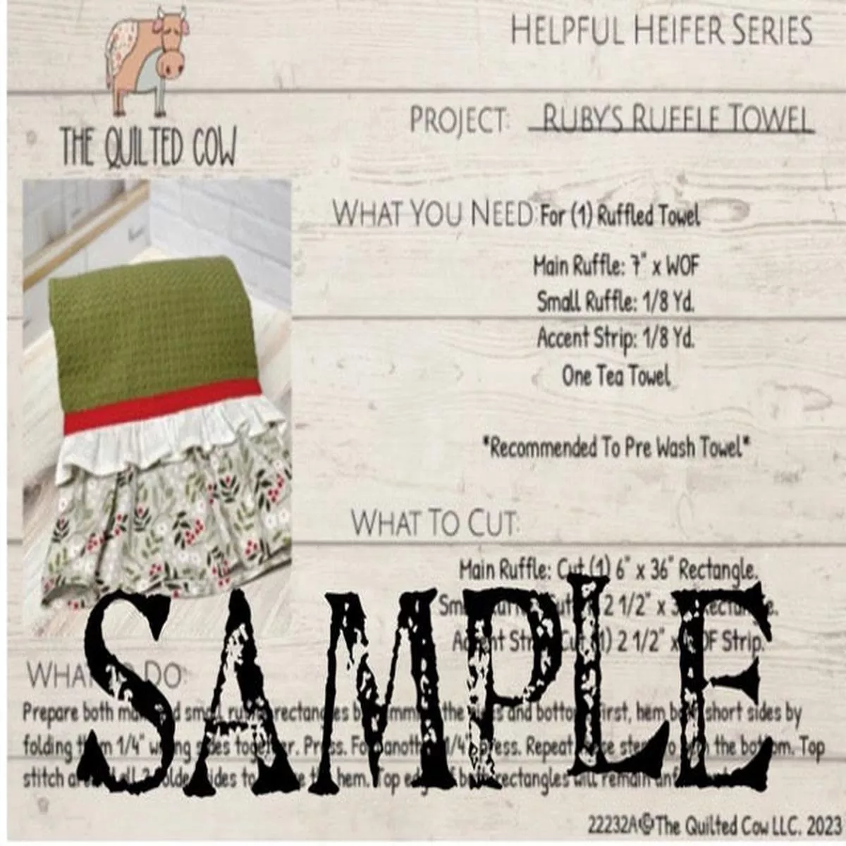 helpful-heifer-ruby-s-ruffle-towel Helpful Heifer Ruby’s Ruffle Towel