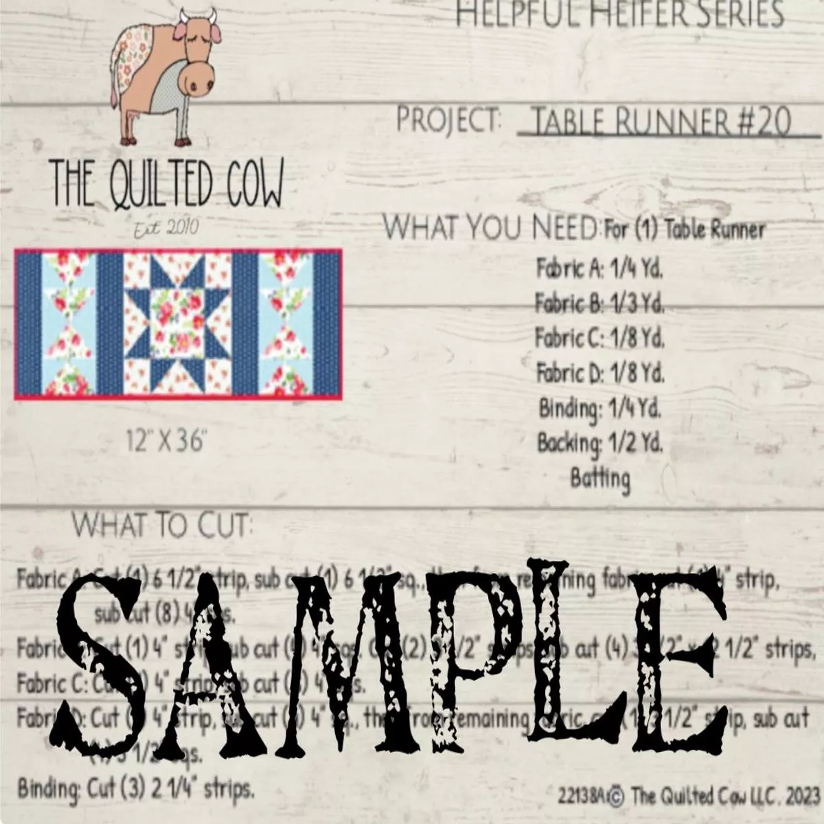 helpful-heifer-table-runner-20 Helpful Heifer Table Runner #20