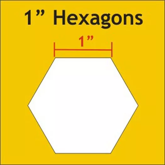 hex100-hexagon-1-100pcs HEX100 Hexagon 1" - 100pcs