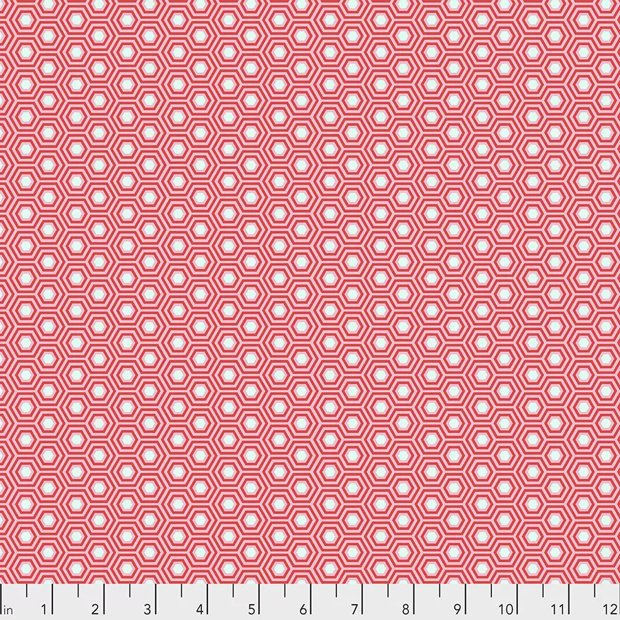 Hexy - Tula Pink - Flamingo